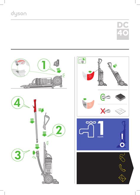 You can quickly access help and advice online – visit our support pages for troubleshooting, how-to videos and more. . Dyson dc40 user guide